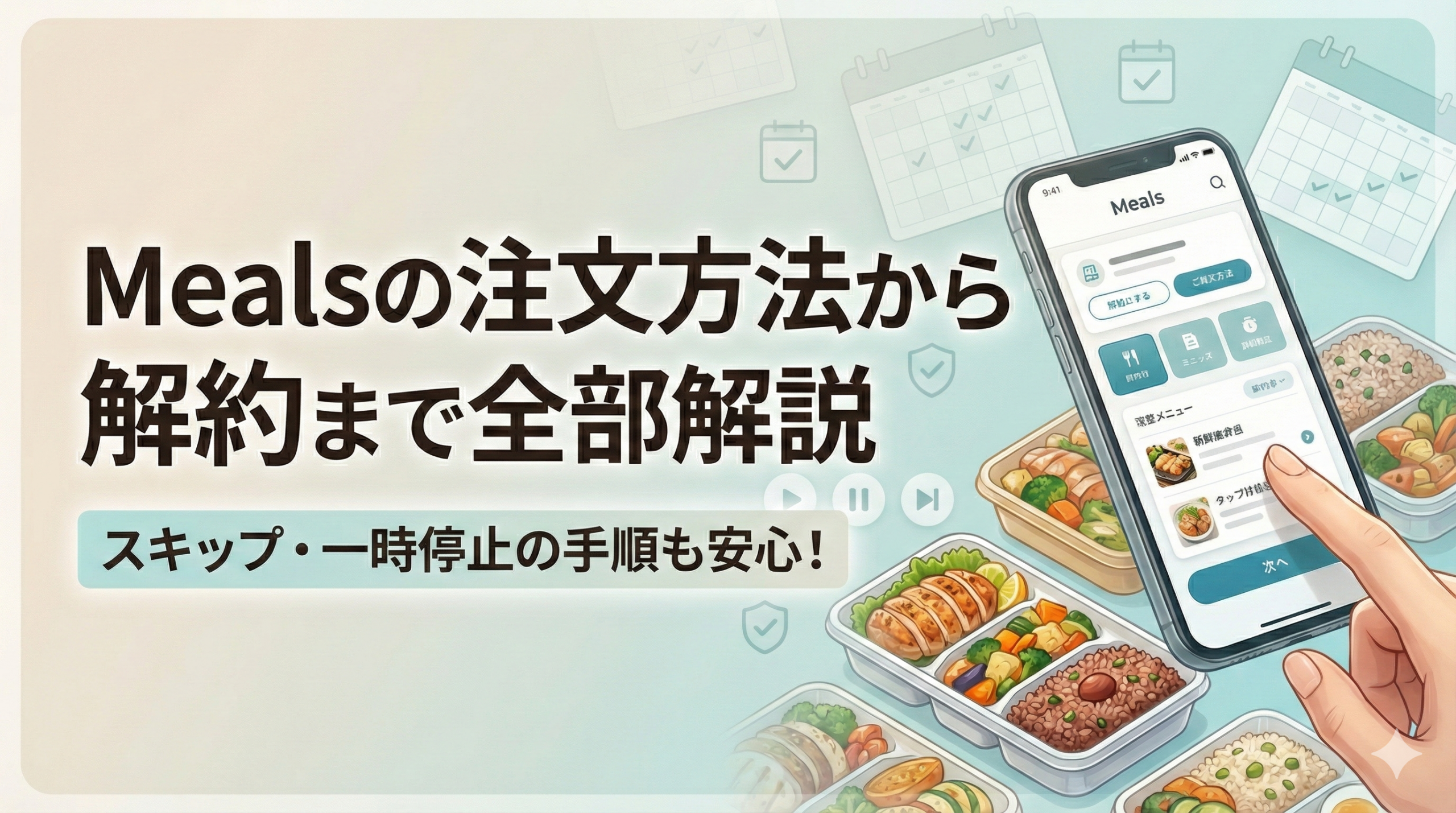 Meals 注文 方法 解約