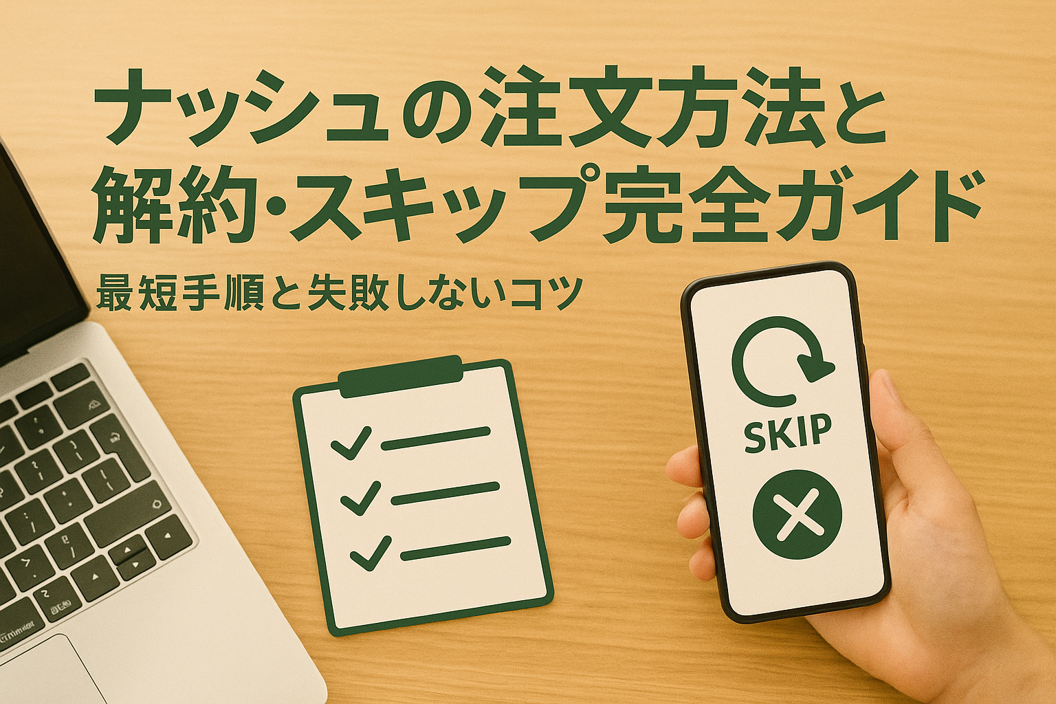 ナッシュ 注文 方法 解約