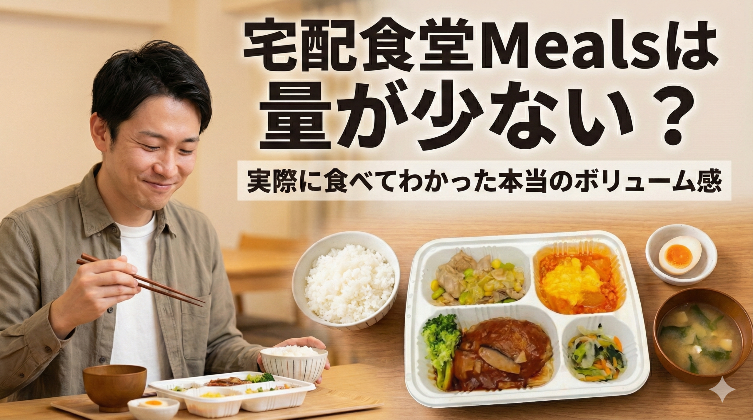 Meals 量 少ない