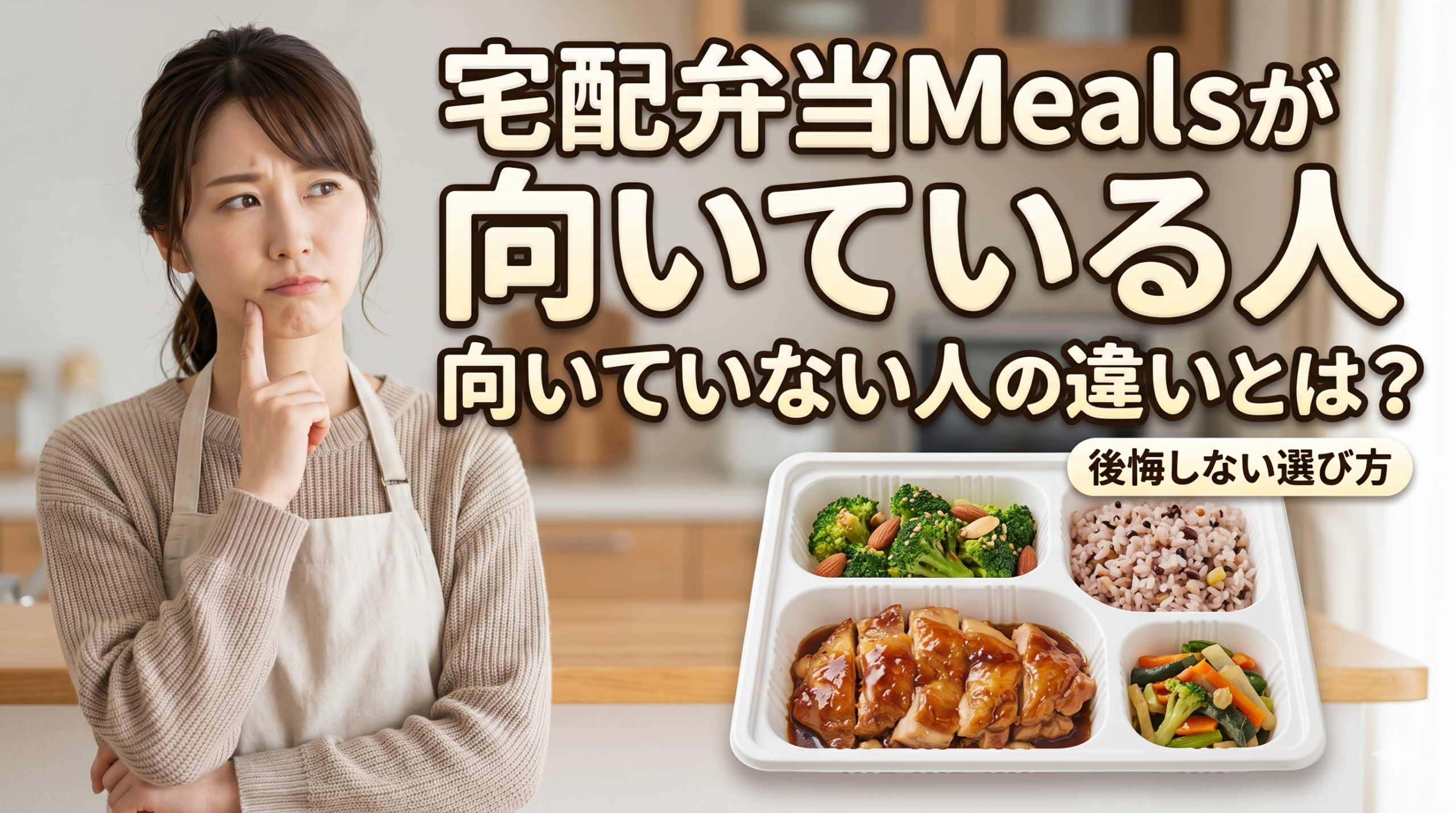 宅配弁当Meals 向いている 向いていない